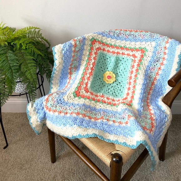 hand knitted baby blankets for sale